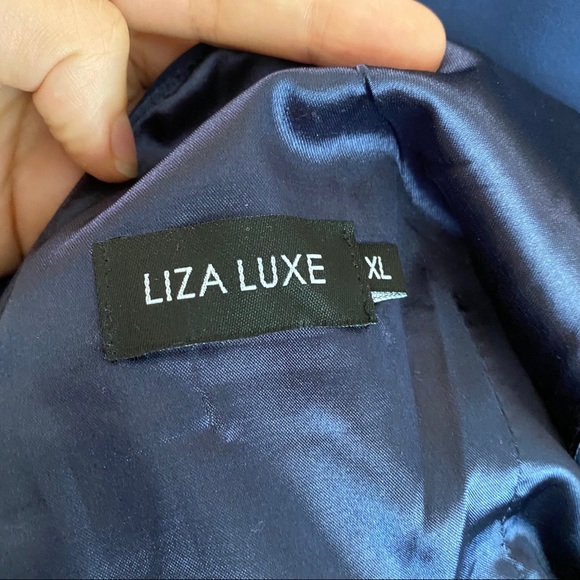 NWOT Formal Navy Blue Dress - Picture 4 of 4